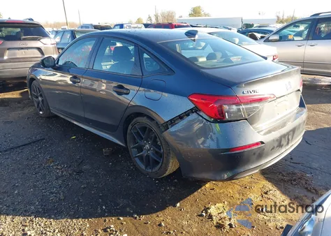 2023 Honda Civic Sport из США, поврежденный, VIN 2HGFE2F51PH502405